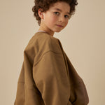 Bomber Sweatshirt w/ Zip GOTS Woody