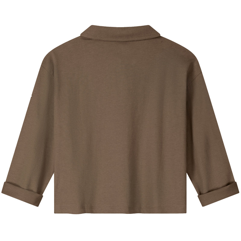 L/S Polo Shirt GOTS Woody