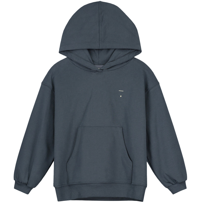 Hoodie GOTS Blue Grey
