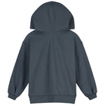 Hoodie GOTS Blue Grey