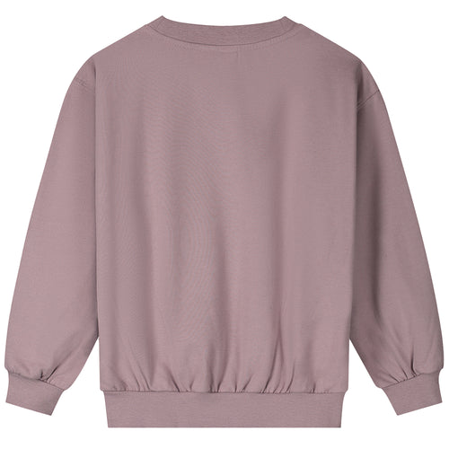 Dropped Shoulder Sweater GOTS Berry