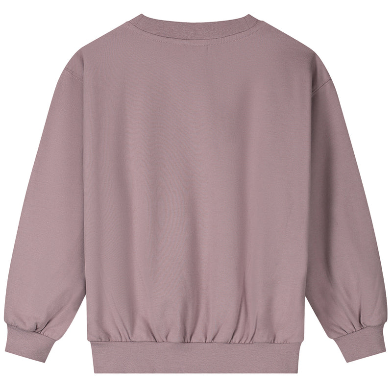 Dropped Shoulder Sweater GOTS Berry