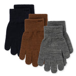 3er Pack Fingerhandschuhe Filla Midnight