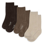 3-Pack Ripp-Strick Socken