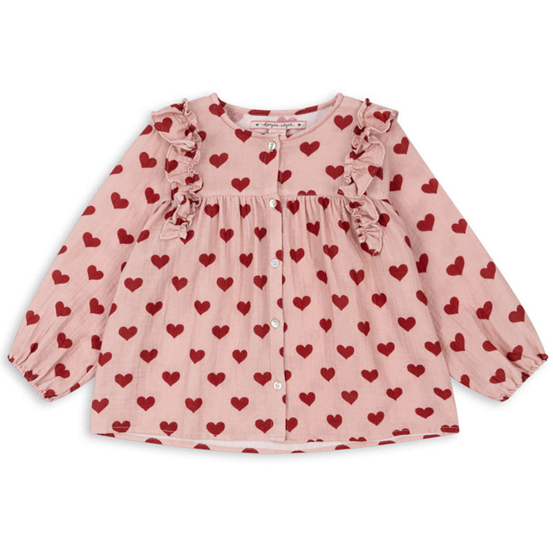 Blusen-Shirt Coco Frill Shirt Amour Mellow