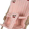 Puppenkinderwagen Doll Stroller Powder Pink Check