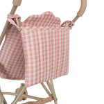 Puppenkinderwagen Doll Stroller Powder Pink Check