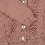 Merino Strickjacke Fiol Frill Cardigan Burlwood