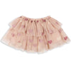 Rock Tullie Skirt Heart Rose Glitter