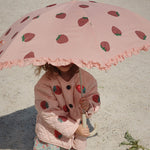 Regenschrim Frill Umbrella Strawberry Glitter