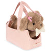 Plüschhund / Maude Puppy Pink Check