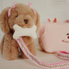 Plüschhund / Maude Puppy Pink Check