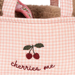 Plüschhund / Maude Puppy Pink Check