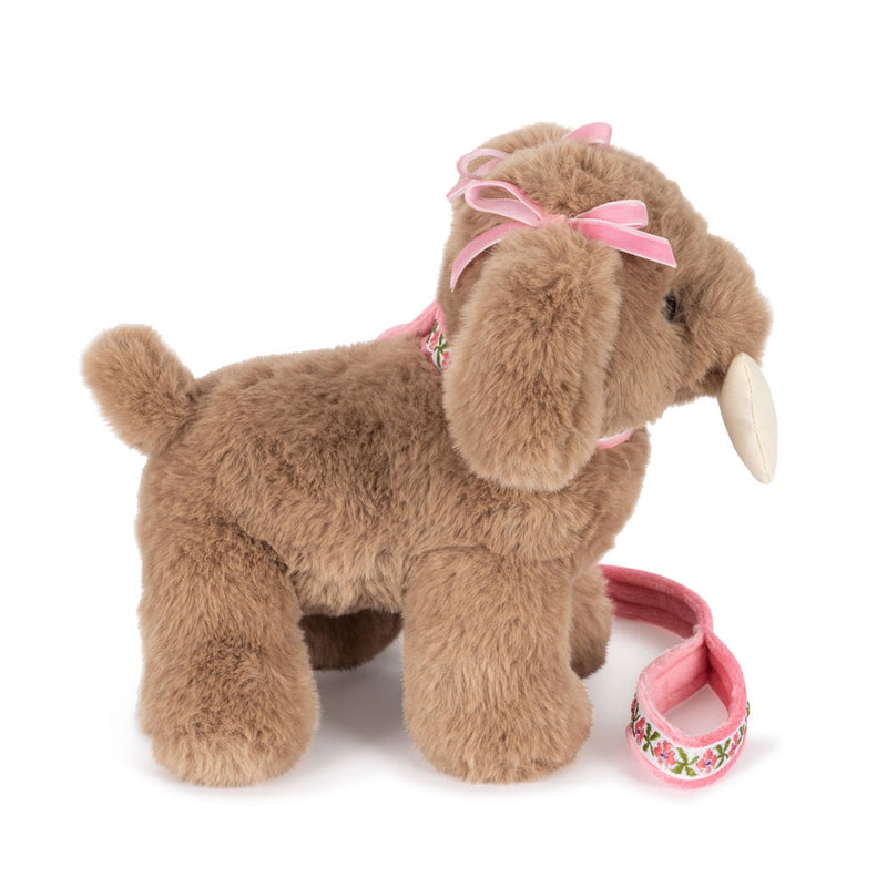 Plüschhund / Maude Puppy Pink Check