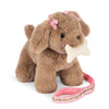 Plüschhund / Maude Puppy Pink Check