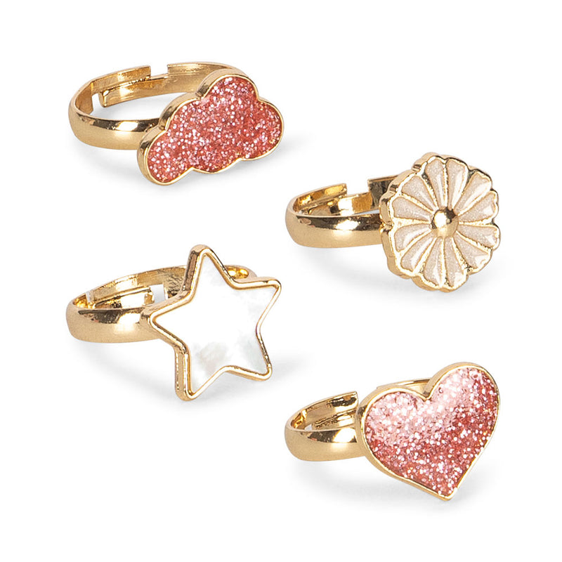 12er Pack Ring-Set Multi Color