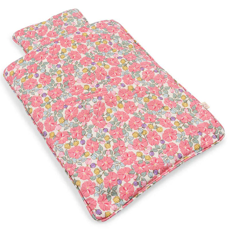 Puppenbettwäsche Doll Bedding Rose Anglaise