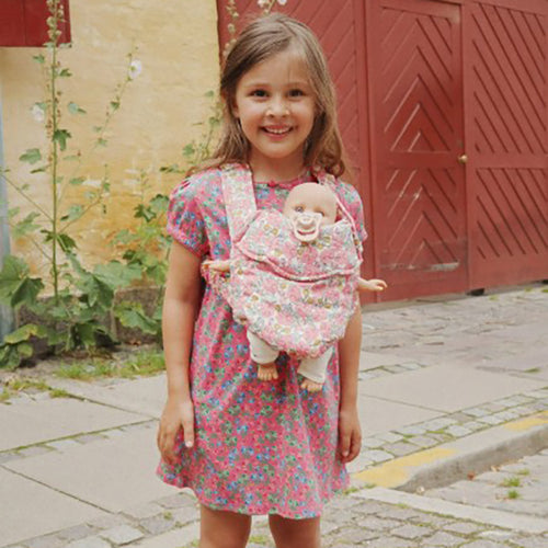 Puppentrage Doll Carrier Rose Anglaise