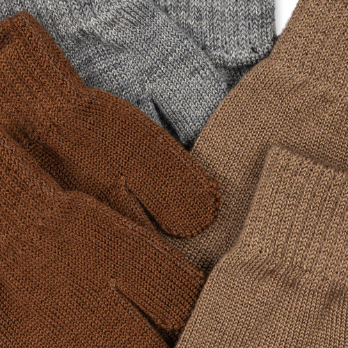3er Pack Fäustlinge Filla Grey Melange / Beige / Brown