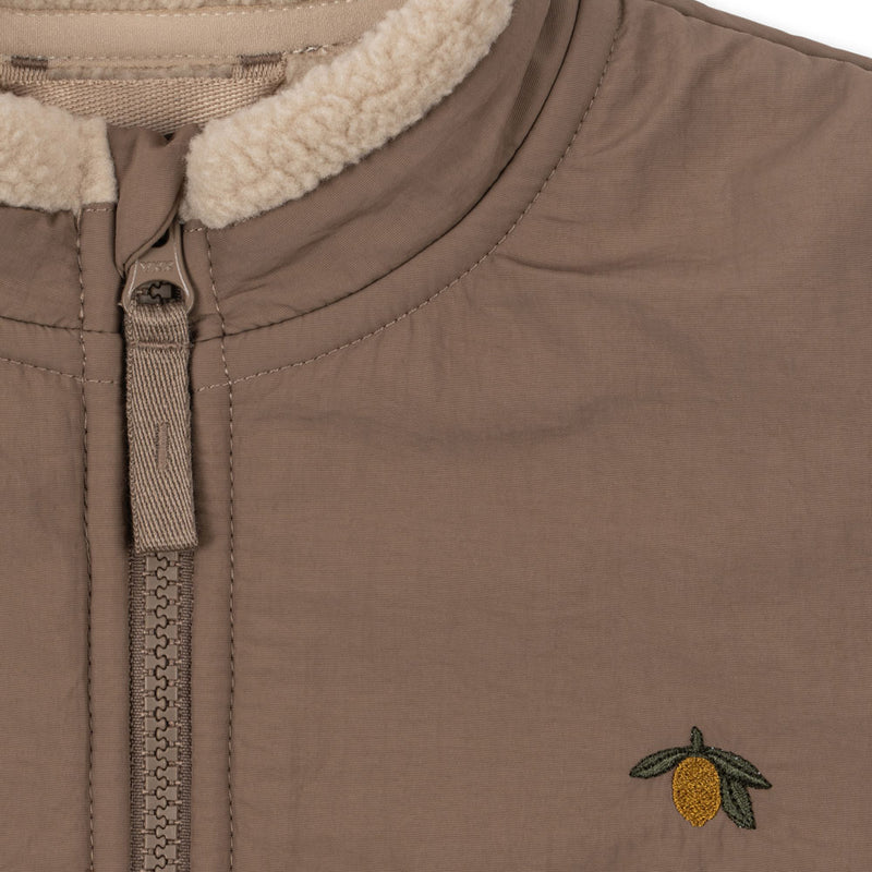 Flynn Fleece Jacke Oxford Tan