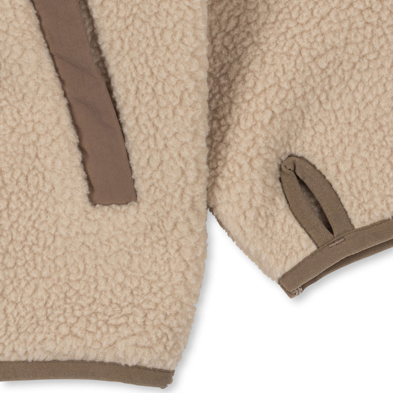 Flynn Fleece Jacke Oxford Tan