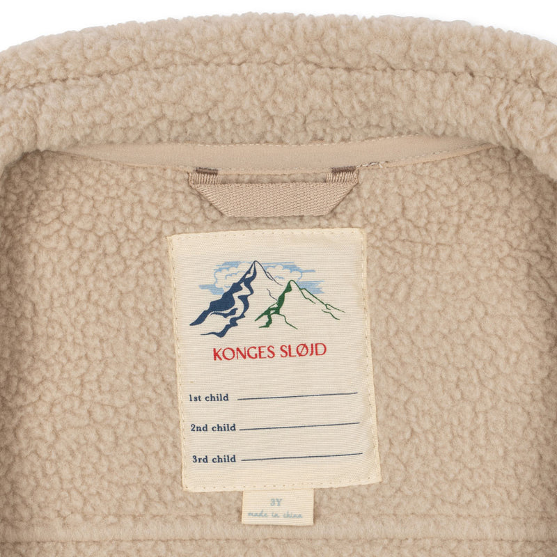 Flynn Fleece Jacke Oxford Tan