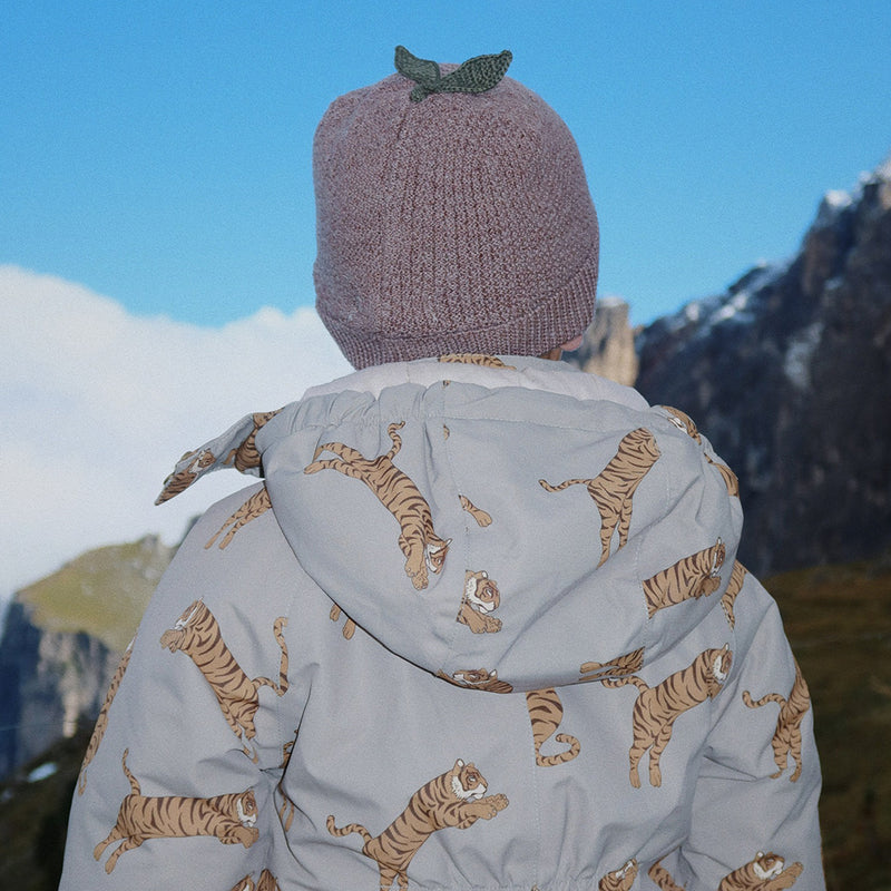 Merino Mütze Fruity Beanie Bunny Brown Melange