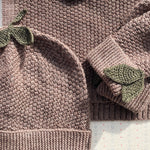 Merino Mütze Fruity Beanie Bunny Brown Melange
