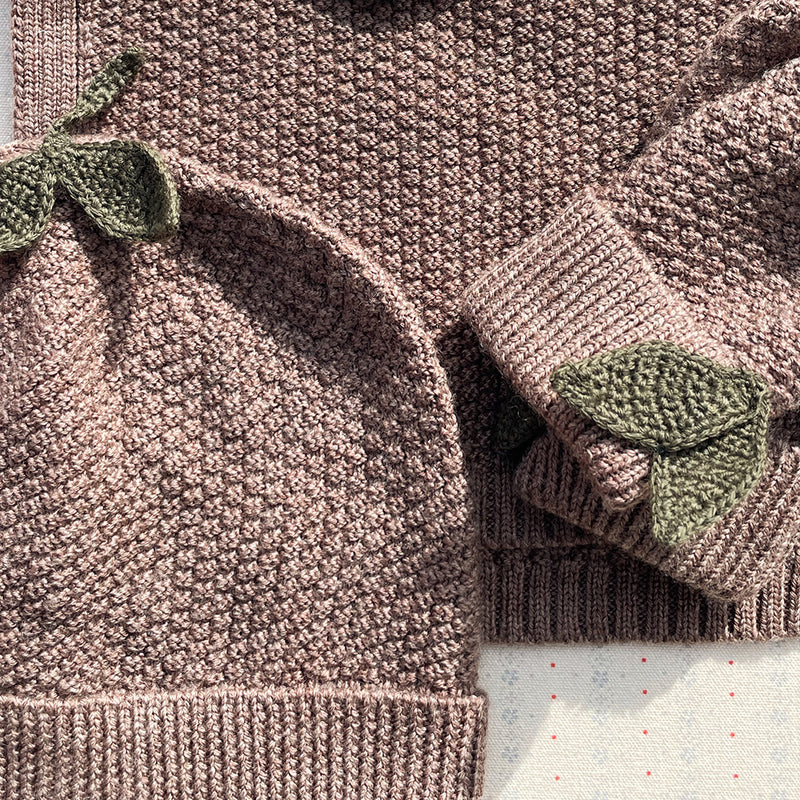 Merino Mütze Fruity Beanie Bunny Brown Melange