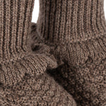 Merino Babyfinken / Fruity Booties Bunny Brown Melange