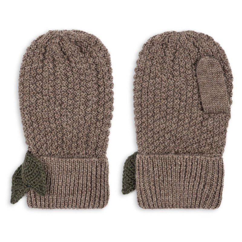 Merino Handschuhe / Fäustlinge Fruity Mittens Bunny Brown Melange
