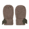Merino Handschuhe / Fäustlinge Fruity Mittens Bunny Brown Melange