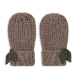 Merino Handschuhe / Fäustlinge Fruity Mittens Bunny Brown Melange