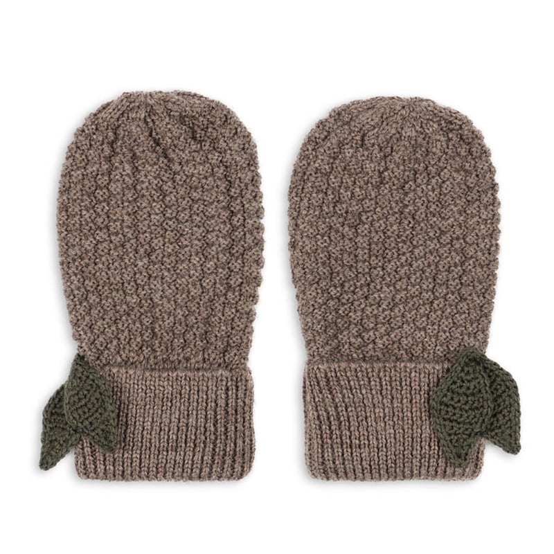 Merino Handschuhe / Fäustlinge Fruity Mittens Bunny Brown Melange