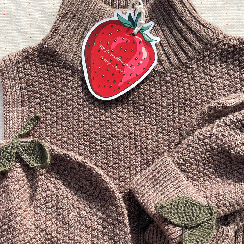 Merino Halswärmer Fruity Neckwarmer Bunny Brown Melange