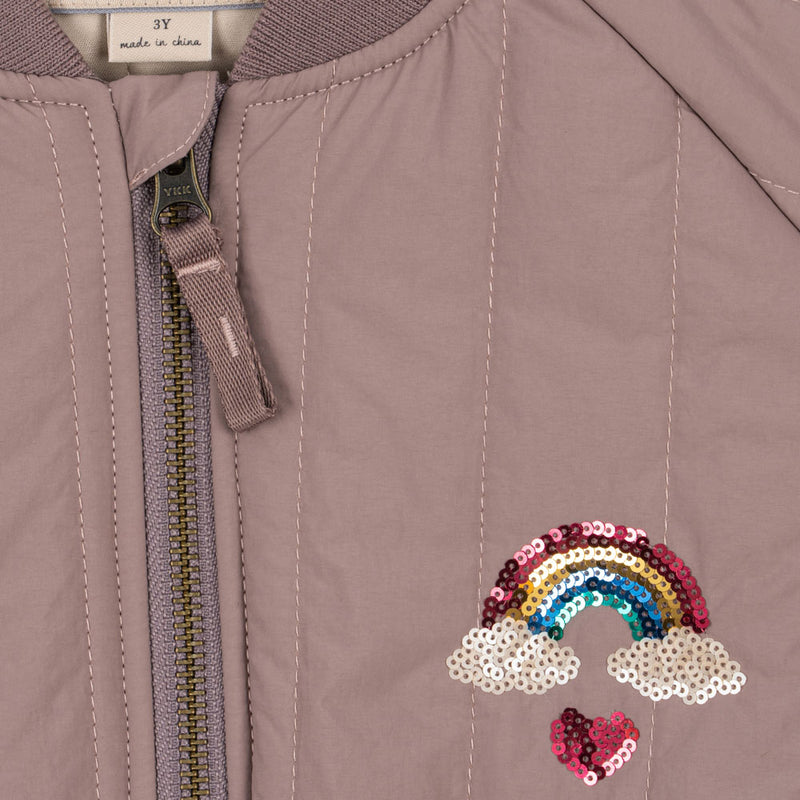 Juno Thermo-Bomberjacke Twilight Mauve
