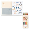 Aktivitätsbuch & Buntstifte-Set / Activity Book