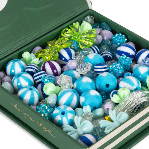 Perlen Box / Boxes of Perls Blue