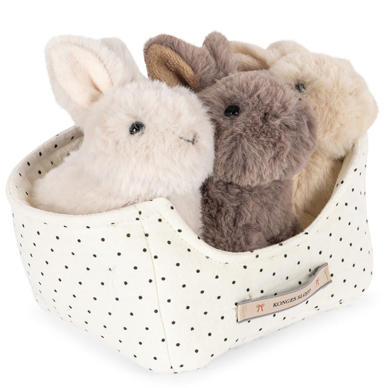 3er-Set Plüschhasen Bunny Love