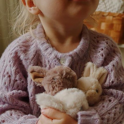3er-Set Plüschhasen Bunny Love