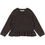 Strickpullover Cathy Knit Sweater Brown Melange