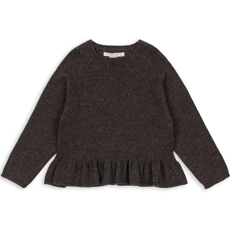 Strickpullover Cathy Knit Sweater Brown Melange