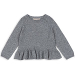 Strickpullover Cathy Knit Sweater Grey Melange