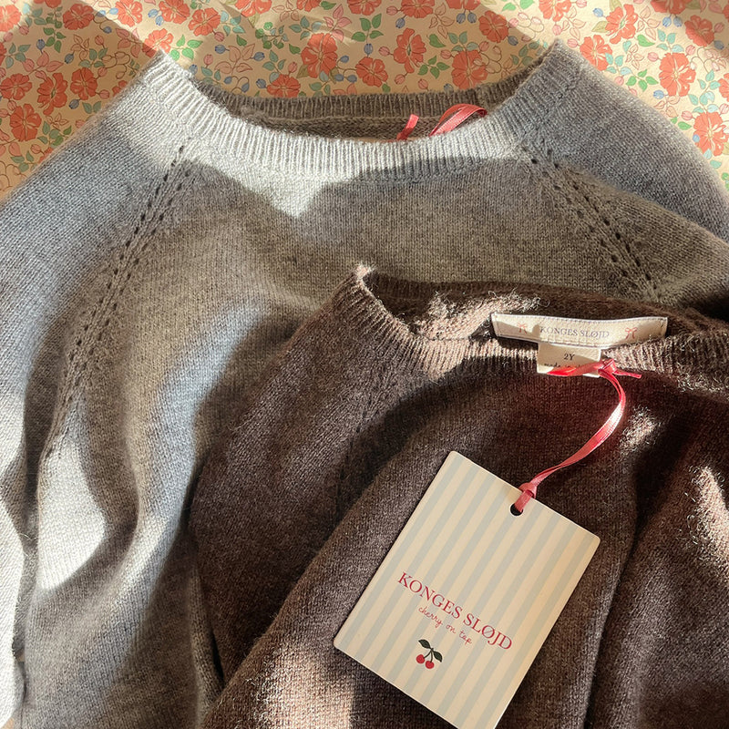Strickpullover Cathy Knit Sweater Grey Melange