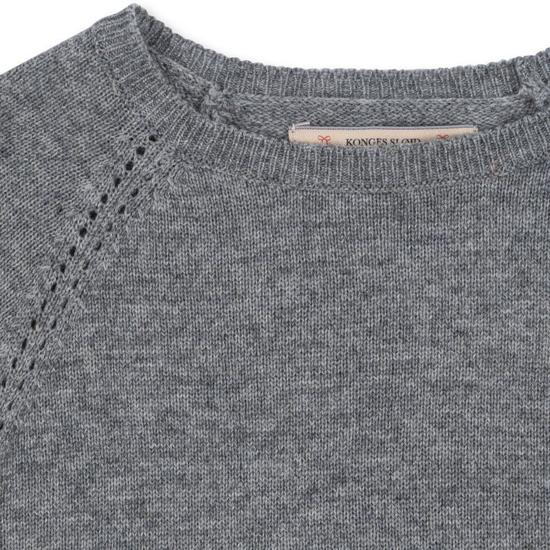 Strickpullover Cathy Knit Sweater Grey Melange