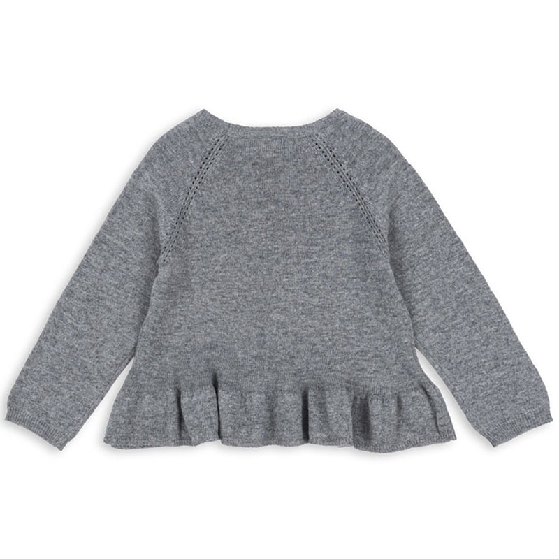 Strickpullover Cathy Knit Sweater Grey Melange