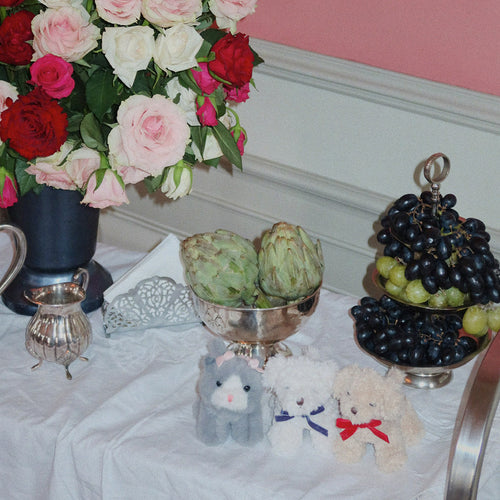 Baby Kuscheltier Katze grau