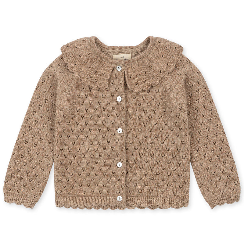 Strickjacke Creme