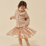 Strickjacke Creme