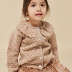Strickjacke Creme
